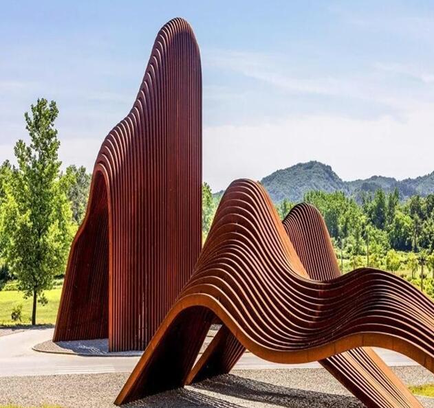 南岗锈钢板造型